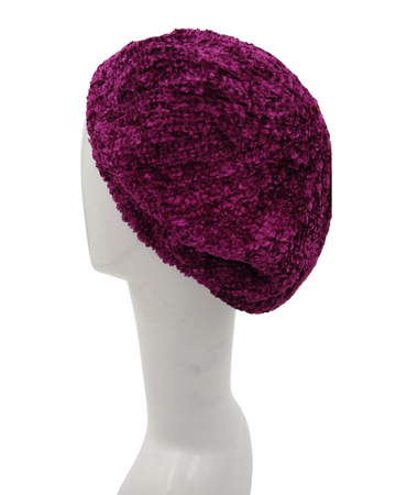 SG SG04-WL-RS Solid Raspberry Lined Chenille myselflingerie.com